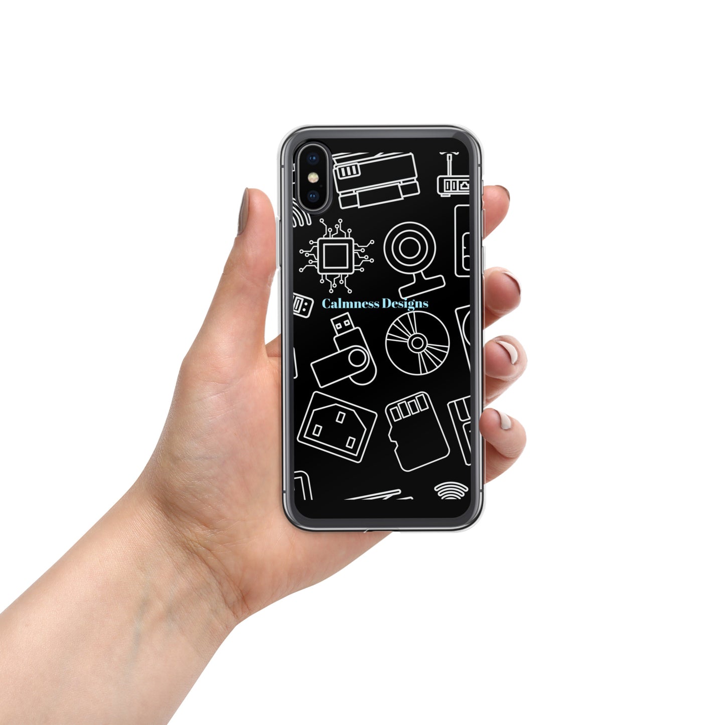 Computer Hardware's, Calmness Designs, Creative Designs, Clear Case for iPhone®