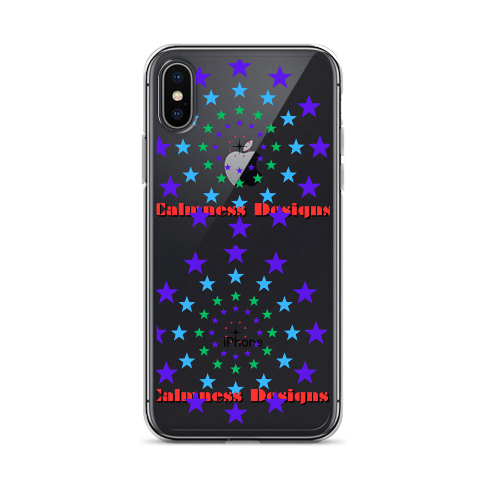 Stars Circle Icon, Calmness Designs, Clear Case for iPhone®