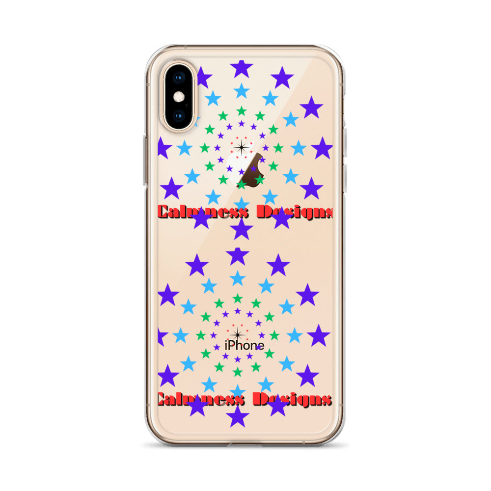 Stars Circle Icon, Calmness Designs, Clear Case for iPhone®