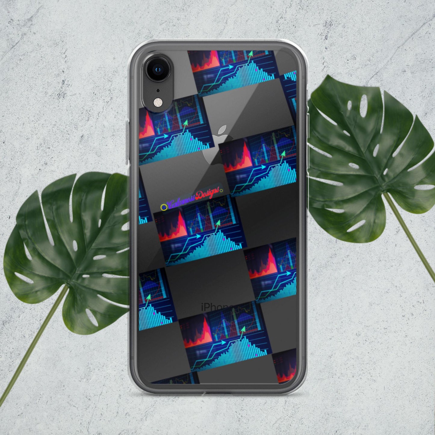 Growth Chart, Arrow, Stock, Calmness Designs, Creative Designs, Clear Case for iPhone®