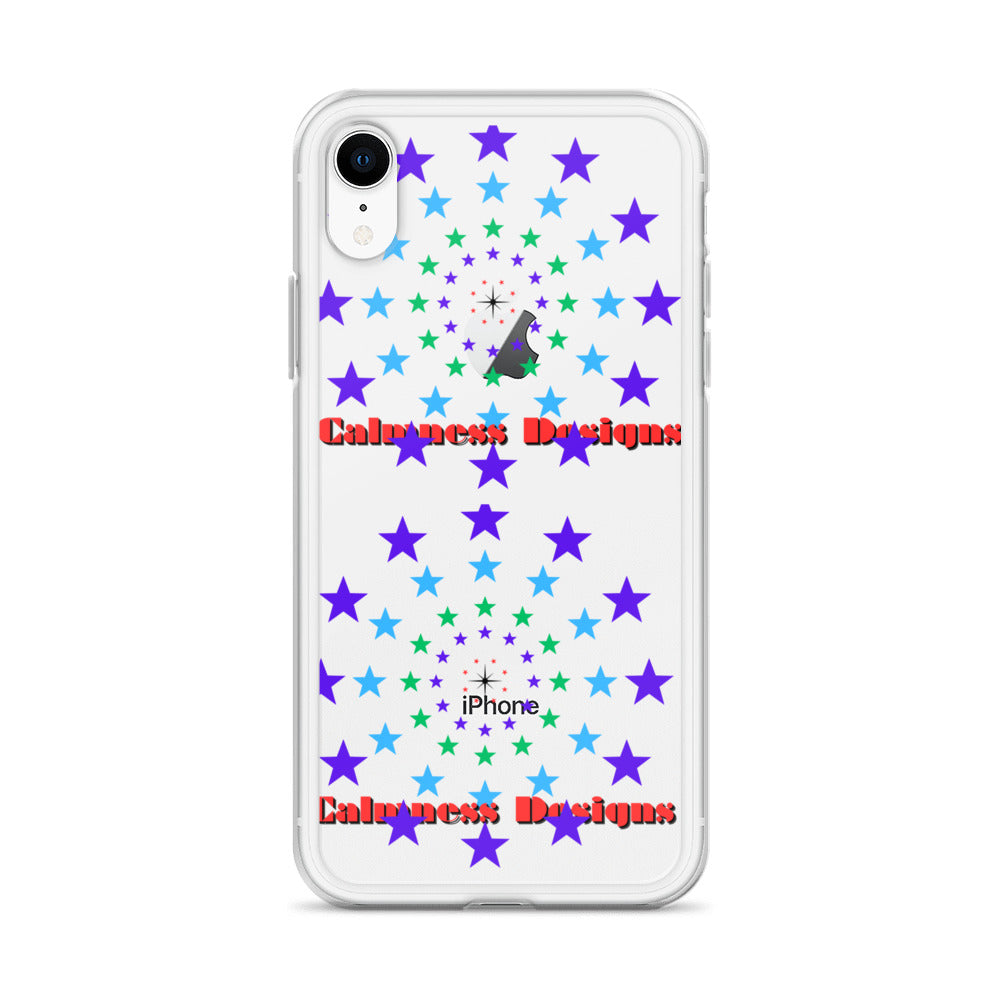 Stars Circle Icon, Calmness Designs, Clear Case for iPhone®