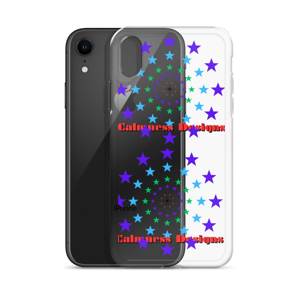 Stars Circle Icon, Calmness Designs, Clear Case for iPhone®