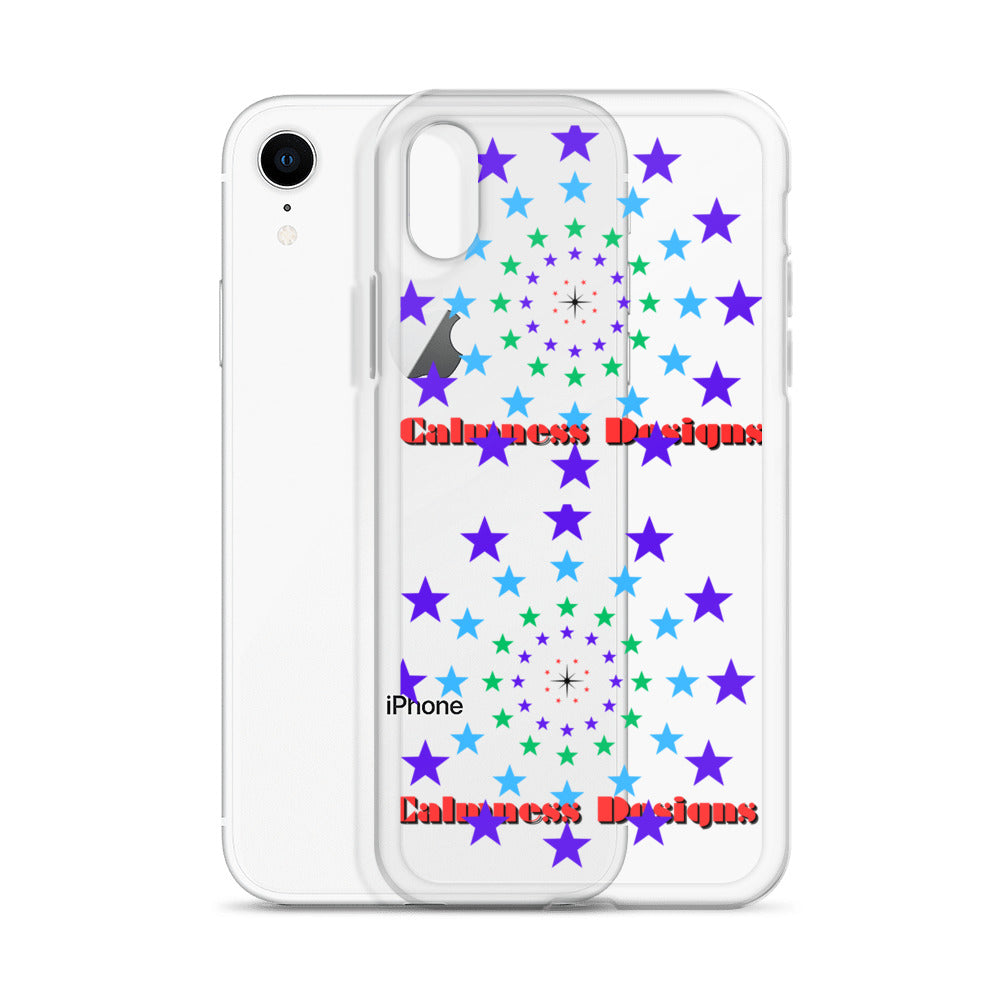 Stars Circle Icon, Calmness Designs, Clear Case for iPhone®