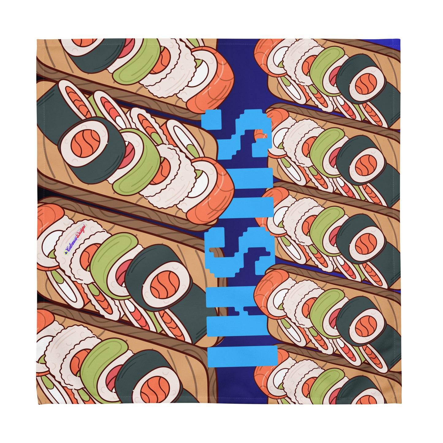 Cartoon Clipart Asian Food Sushi, CALMNESS DESIGNS, Creative Designer's, Cloth napkin set