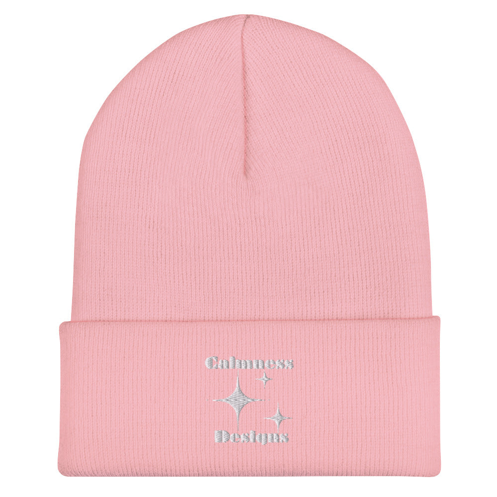 Stars Glyph Icon, Calmness Designs, Creative Calmness Designs, Cuffed Beanie