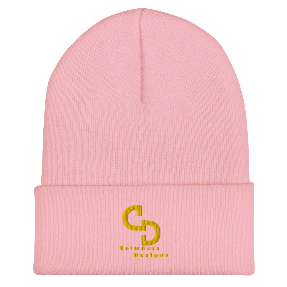 Calmness Designs, (C D) Logo, Creative Designs, Cuffed Beanie