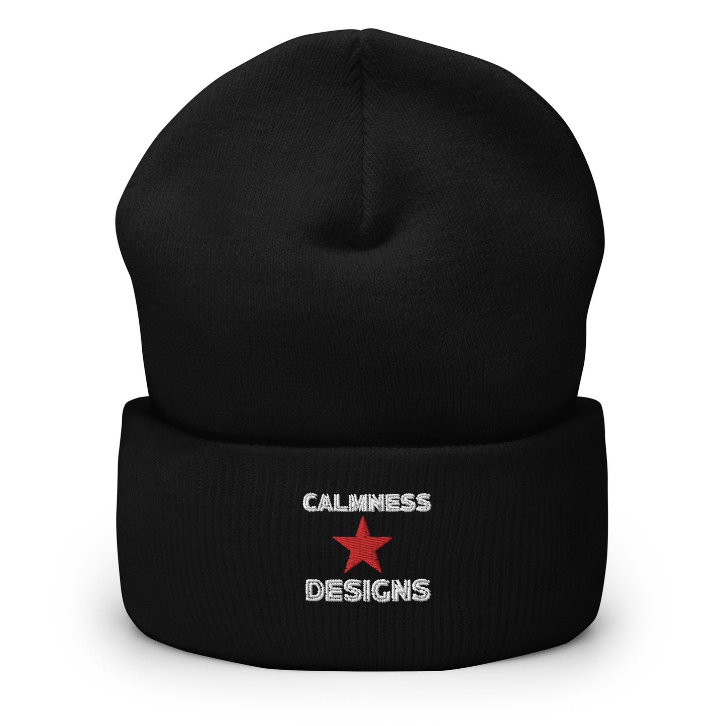 Calmness Designs, Star, Calmness Designs, Cuffed Beanie
