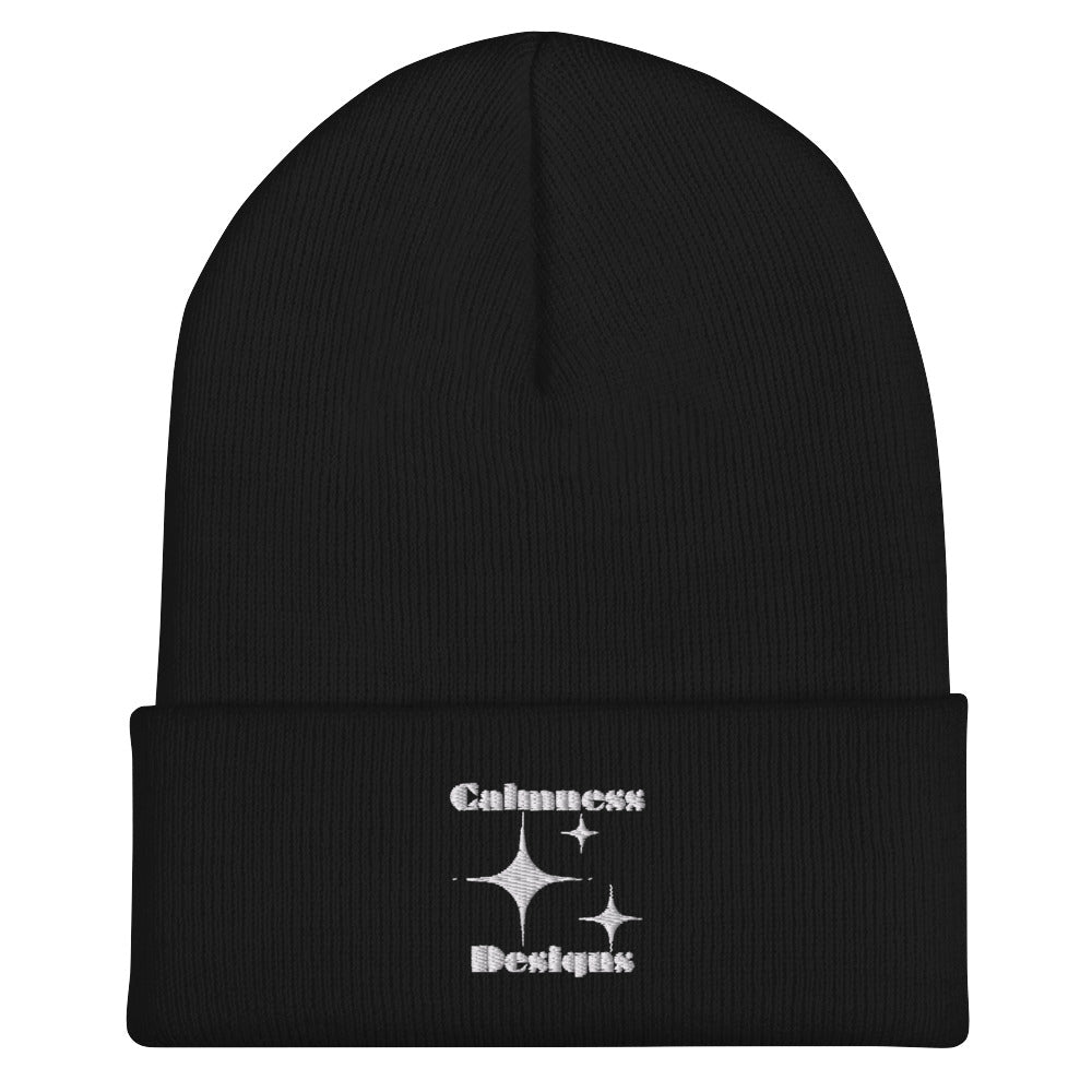 Stars Glyph Icon, Calmness Designs, Creative Calmness Designs, Cuffed Beanie