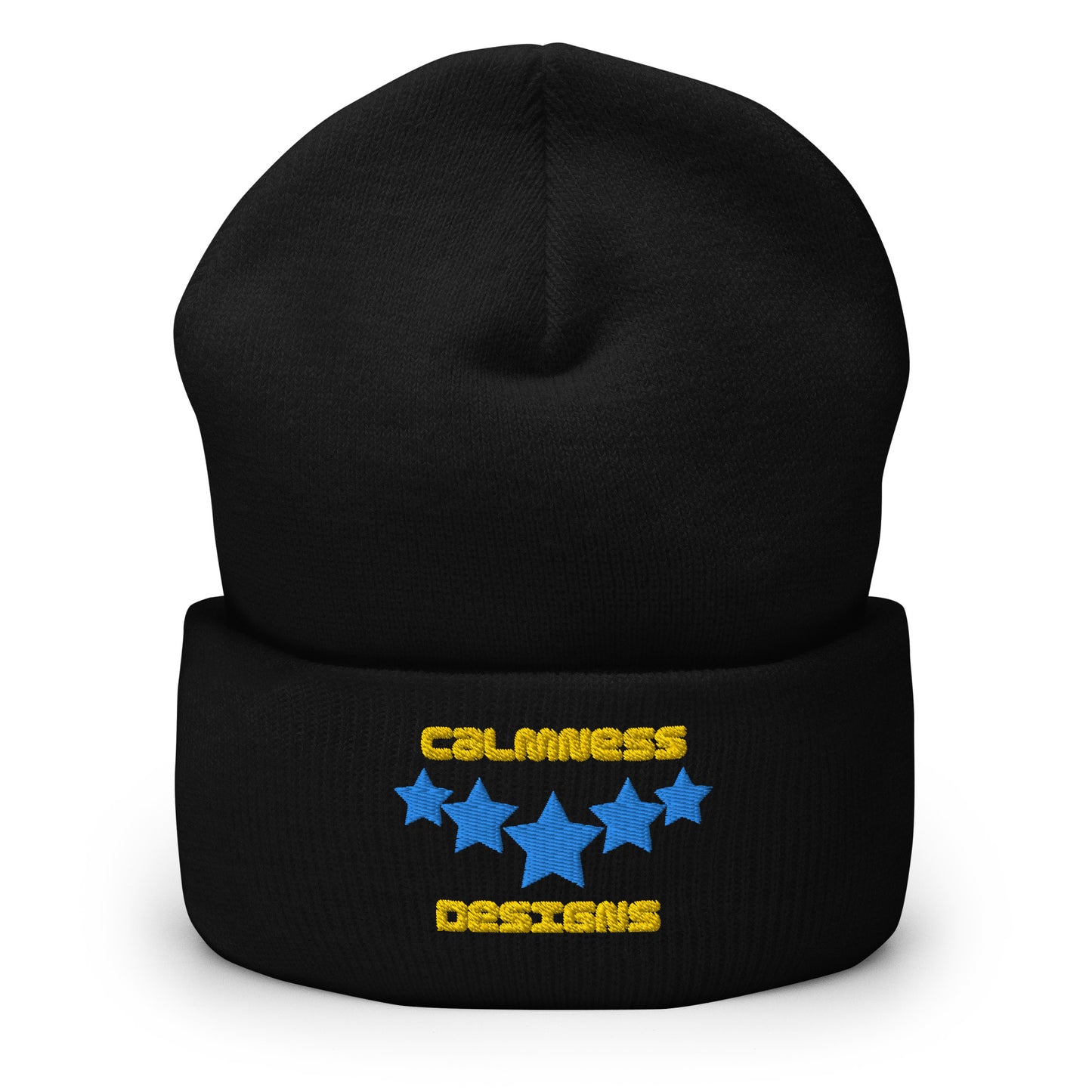 FIVE STARS, CALMNESS DESIGNS, Creative Designer's, Cuffed Beanie