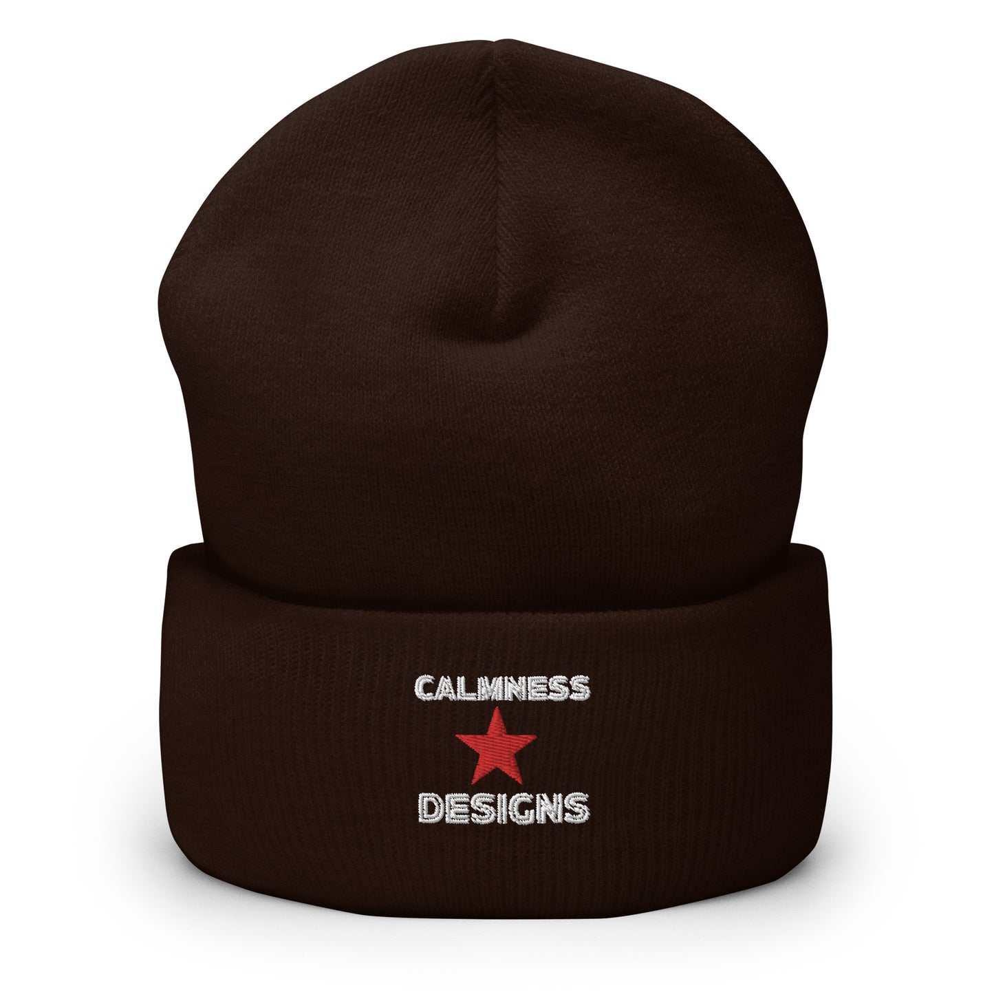 Calmness Designs, Star, Calmness Designs, Cuffed Beanie
