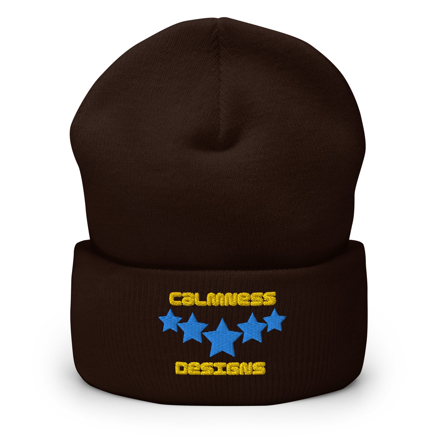 FIVE STARS, CALMNESS DESIGNS, Creative Designer's, Cuffed Beanie