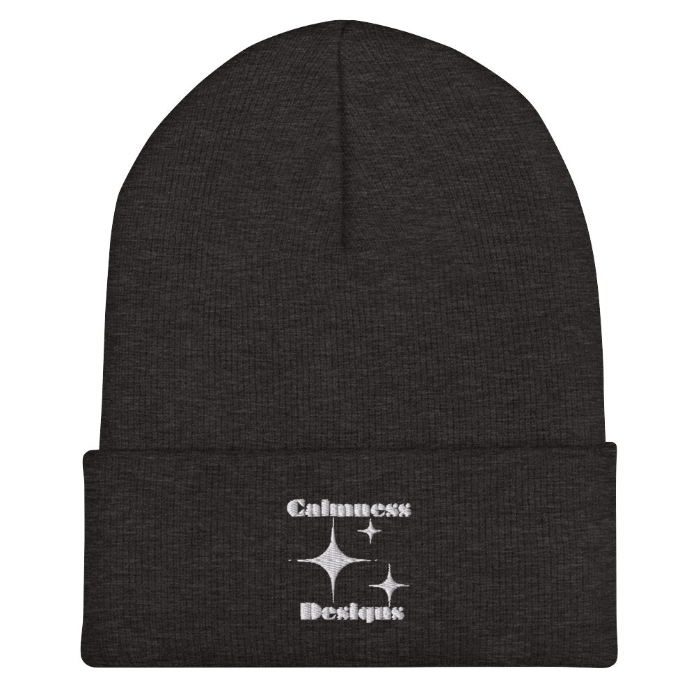 Stars Glyph Icon, Calmness Designs, Creative Calmness Designs, Cuffed Beanie