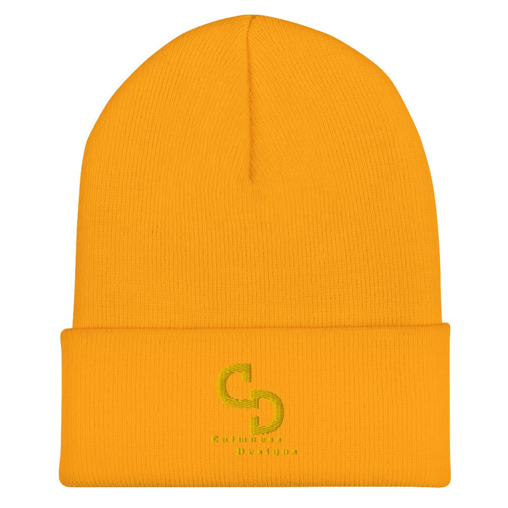 Calmness Designs, (C D) Logo, Creative Designs, Cuffed Beanie