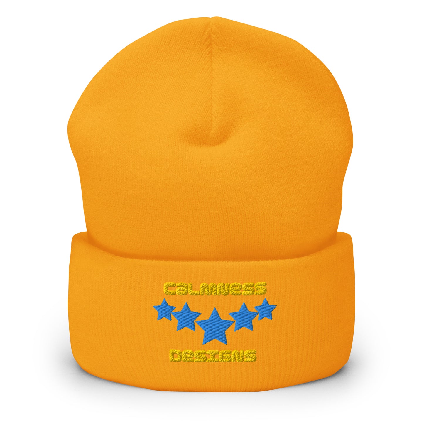 FIVE STARS, CALMNESS DESIGNS, Creative Designer's, Cuffed Beanie