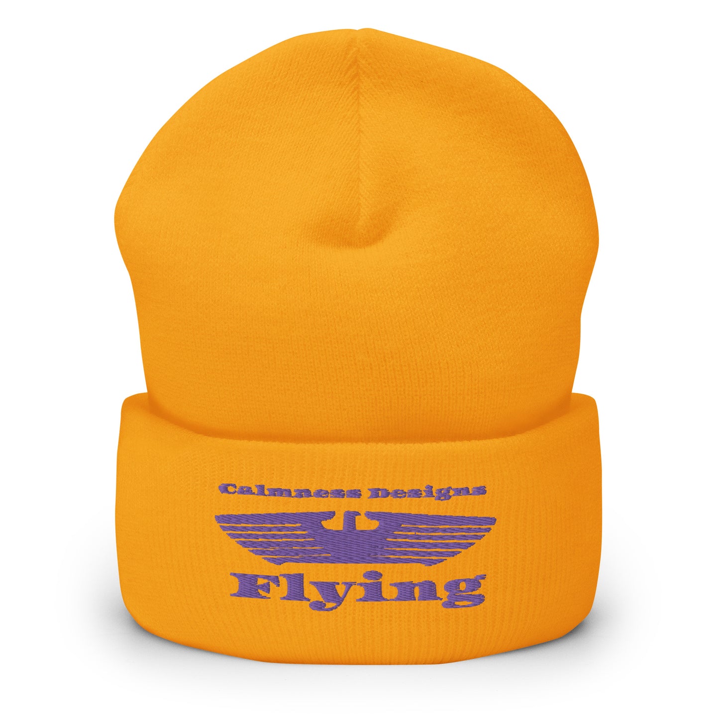 Flying Eagle, CALMNESS DESIGNS, Creative Designer's, Cuffed Beanie