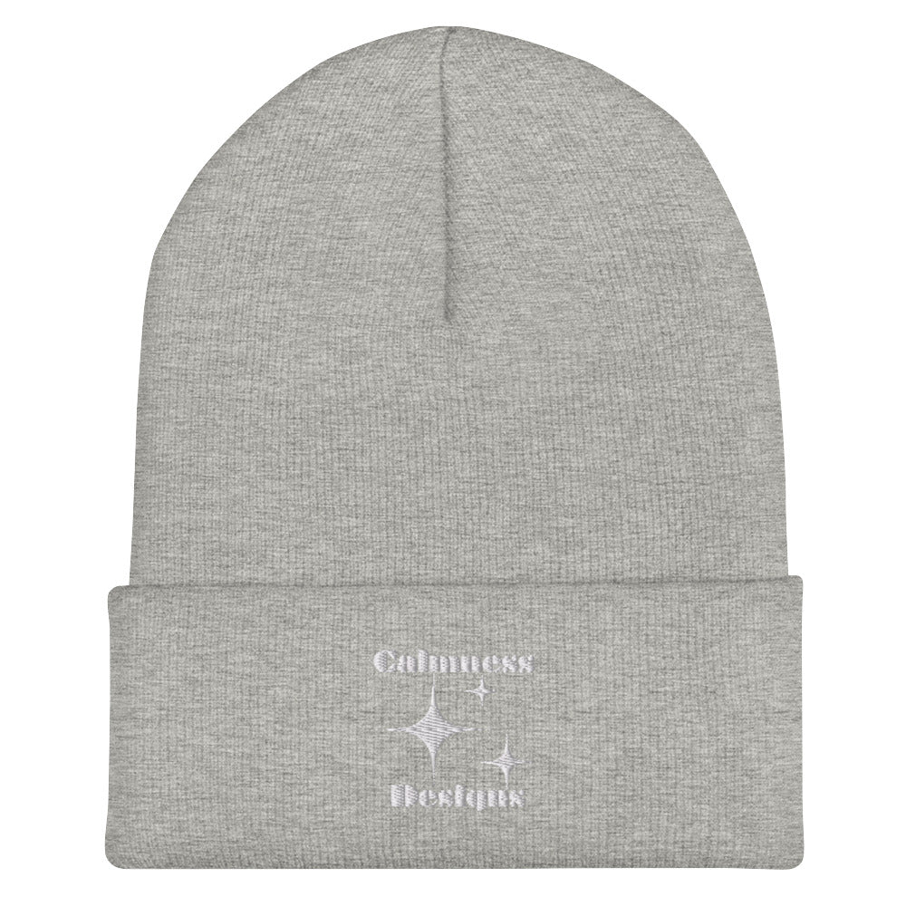 Stars Glyph Icon, Calmness Designs, Creative Calmness Designs, Cuffed Beanie