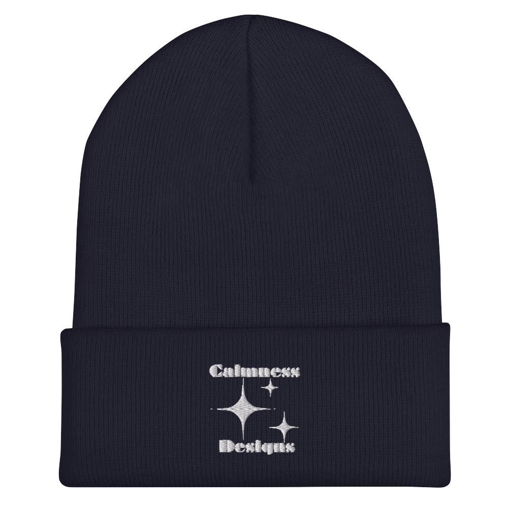Stars Glyph Icon, Calmness Designs, Creative Calmness Designs, Cuffed Beanie