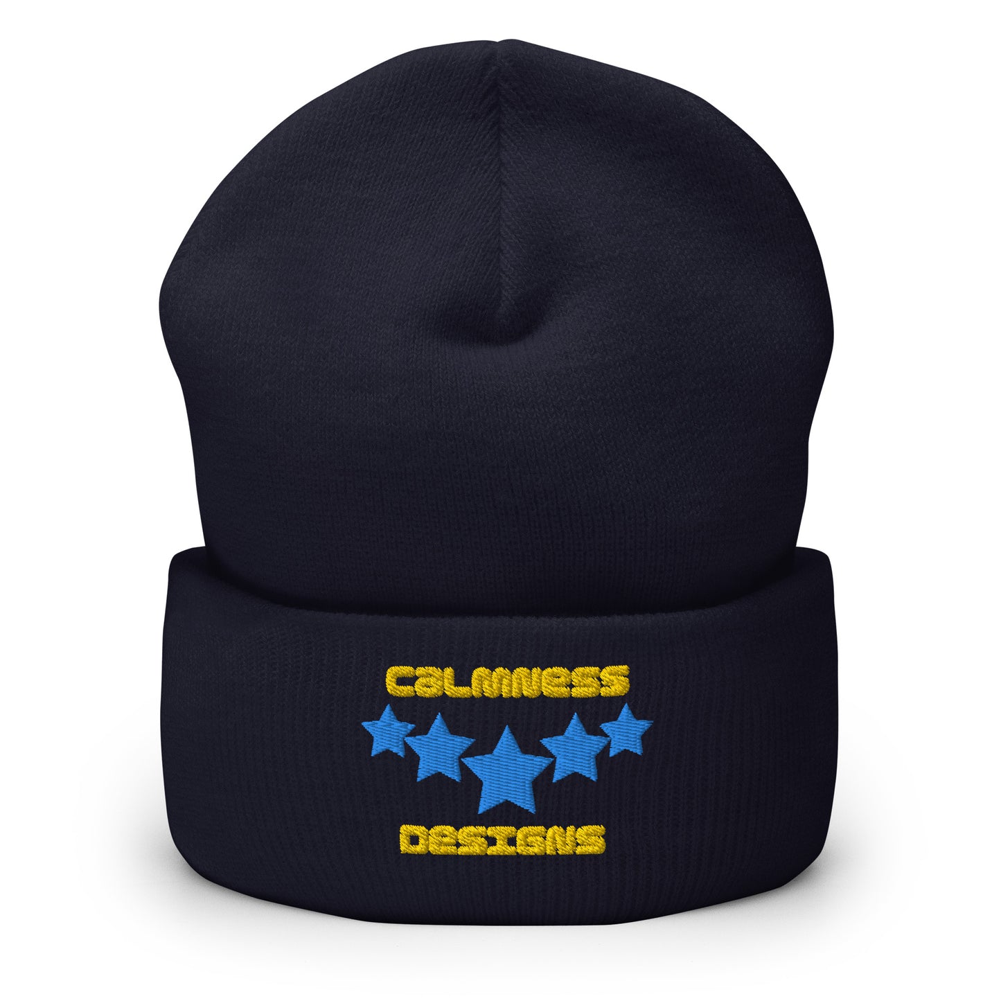 FIVE STARS, CALMNESS DESIGNS, Creative Designer's, Cuffed Beanie