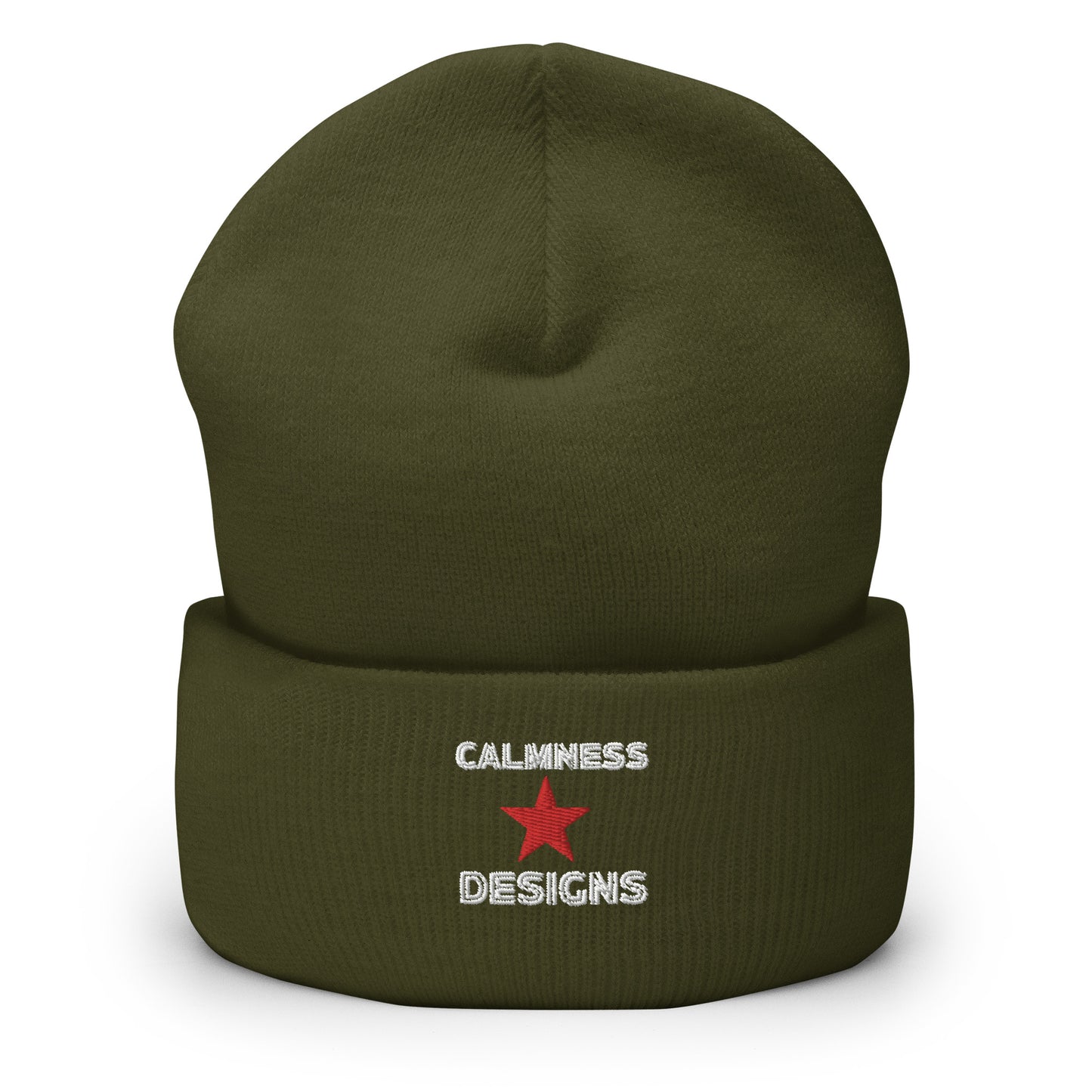Calmness Designs, Star, Calmness Designs, Cuffed Beanie