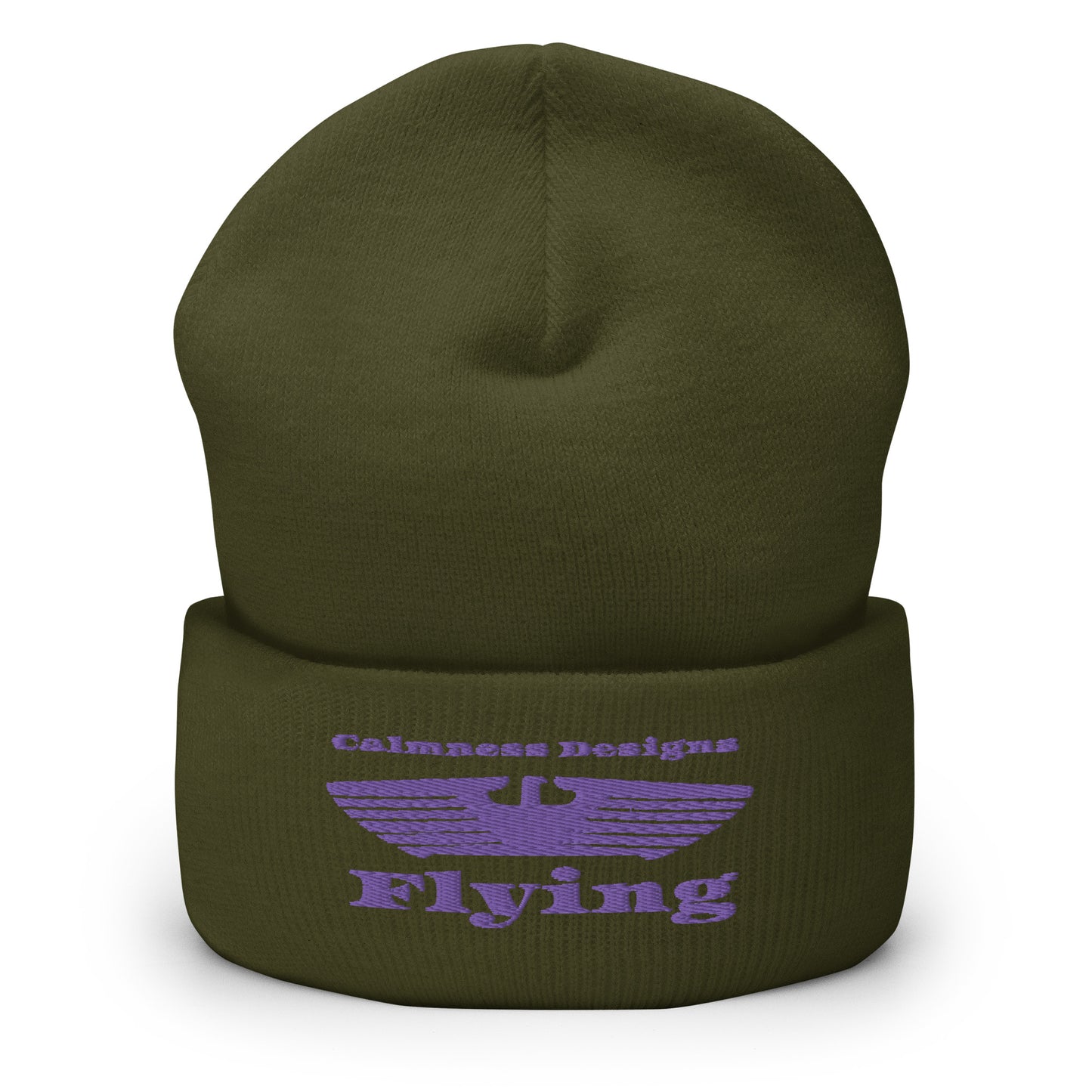Flying Eagle, CALMNESS DESIGNS, Creative Designer's, Cuffed Beanie