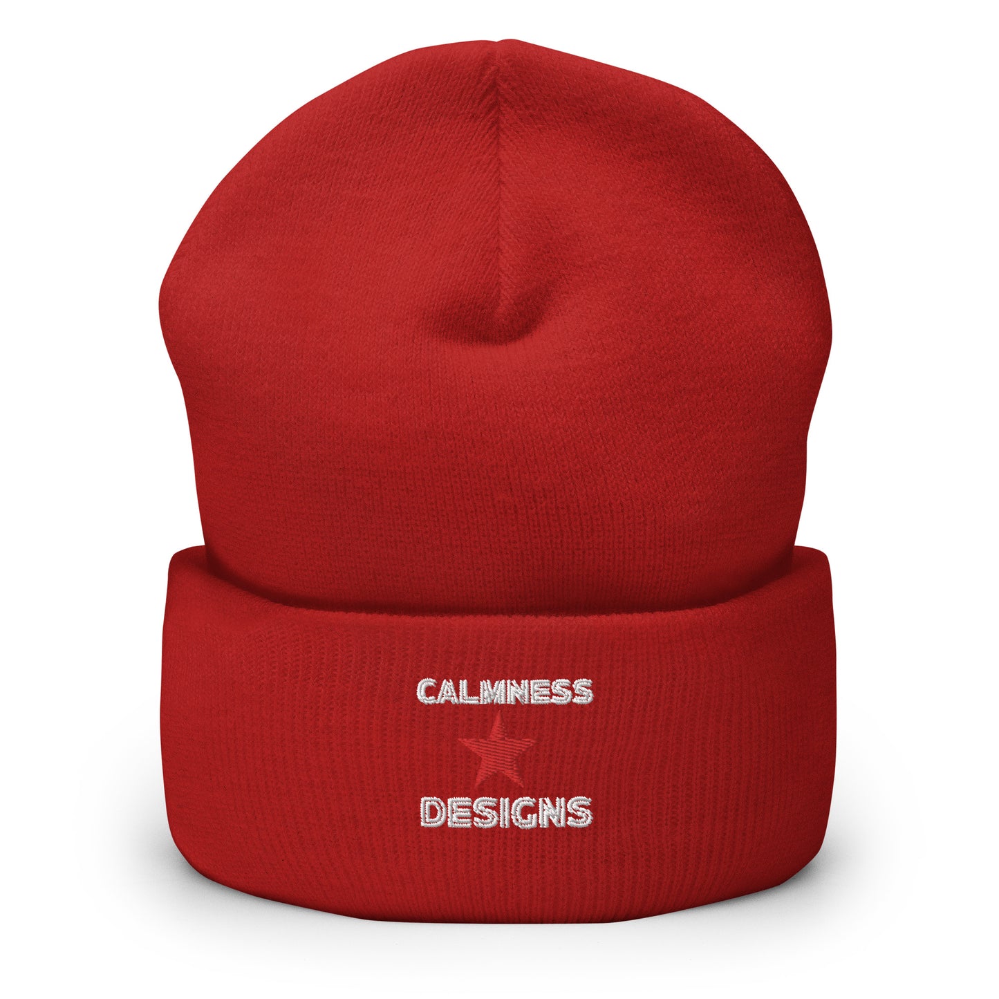 Calmness Designs, Star, Calmness Designs, Cuffed Beanie