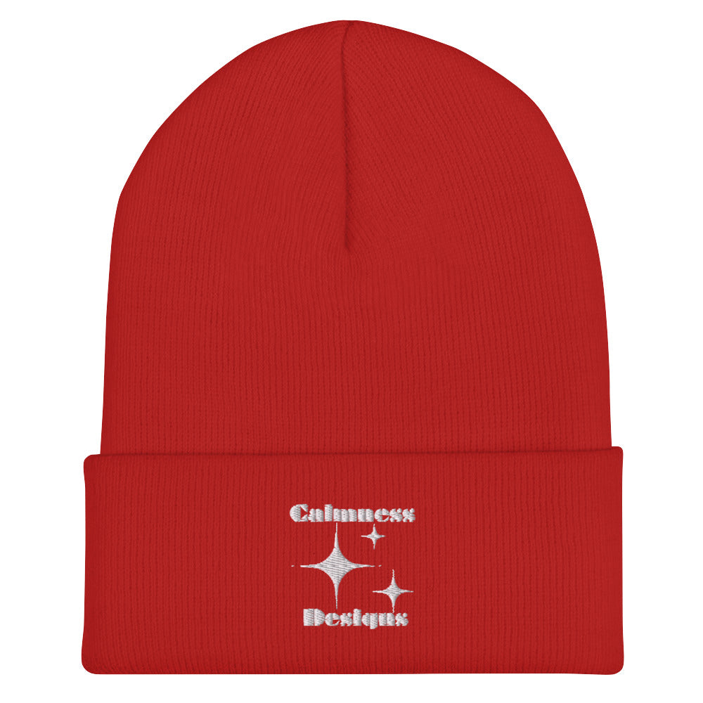 Stars Glyph Icon, Calmness Designs, Creative Calmness Designs, Cuffed Beanie