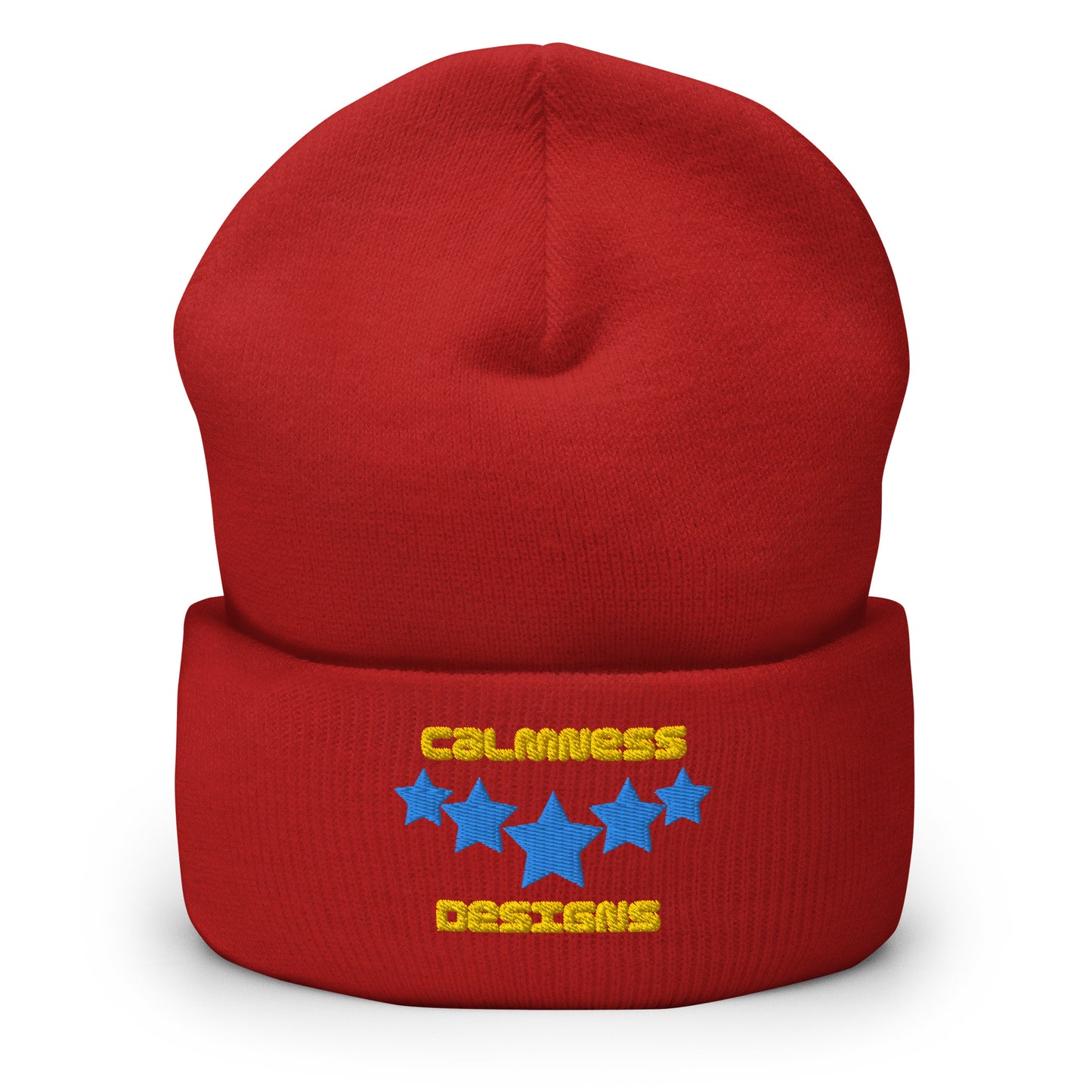 FIVE STARS, CALMNESS DESIGNS, Creative Designer's, Cuffed Beanie