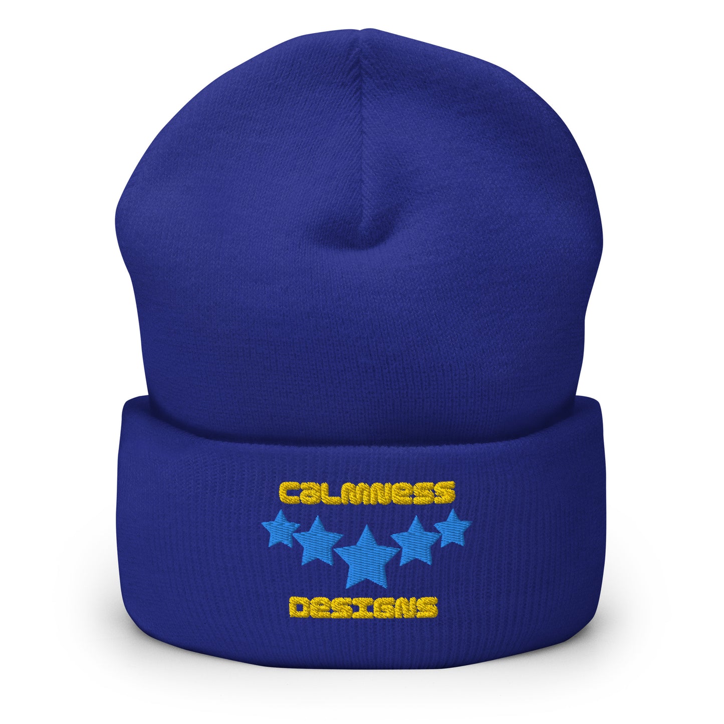 FIVE STARS, CALMNESS DESIGNS, Creative Designer's, Cuffed Beanie