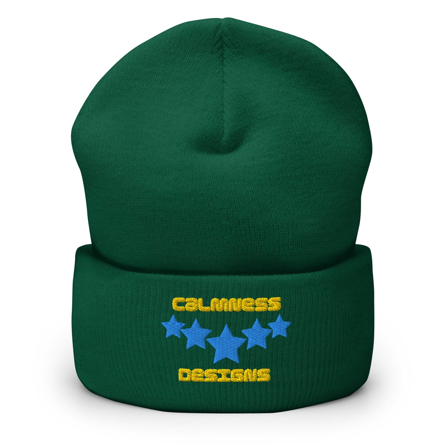 FIVE STARS, CALMNESS DESIGNS, Creative Designer's, Cuffed Beanie
