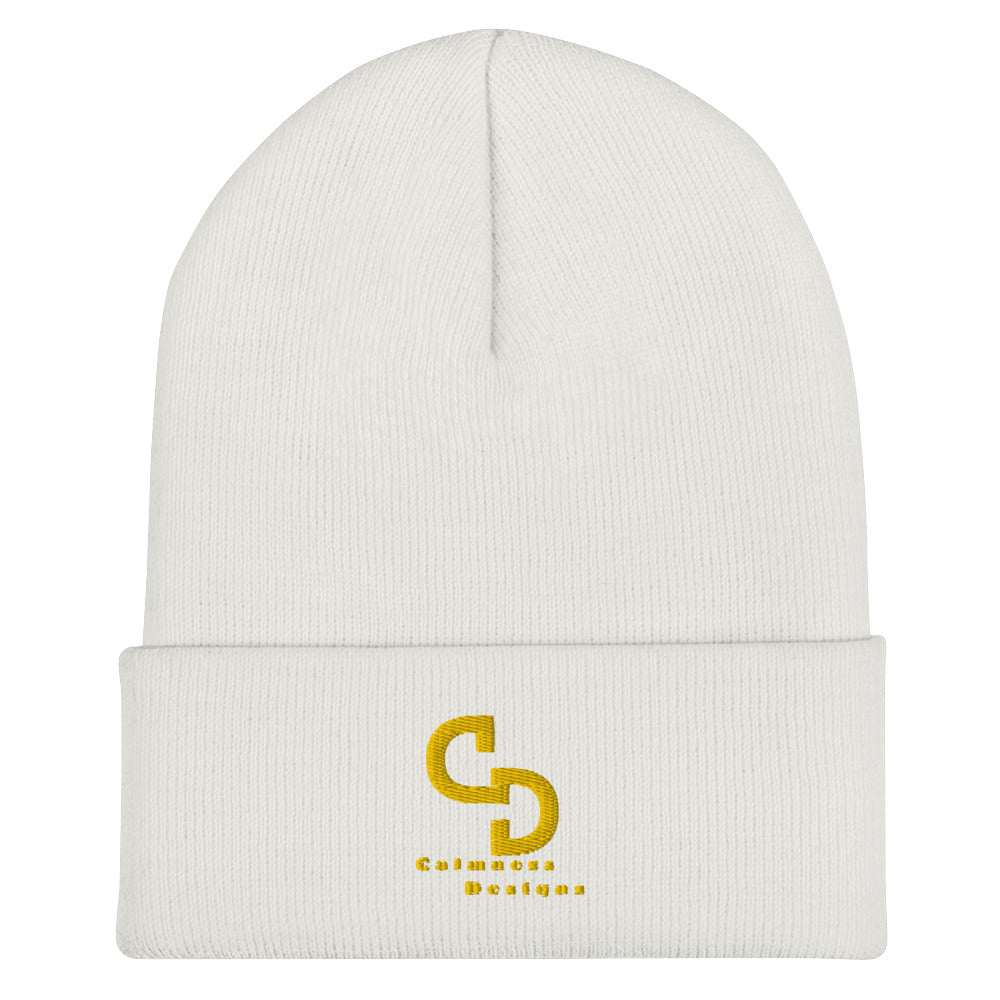 Calmness Designs, (C D) Logo, Creative Designs, Cuffed Beanie