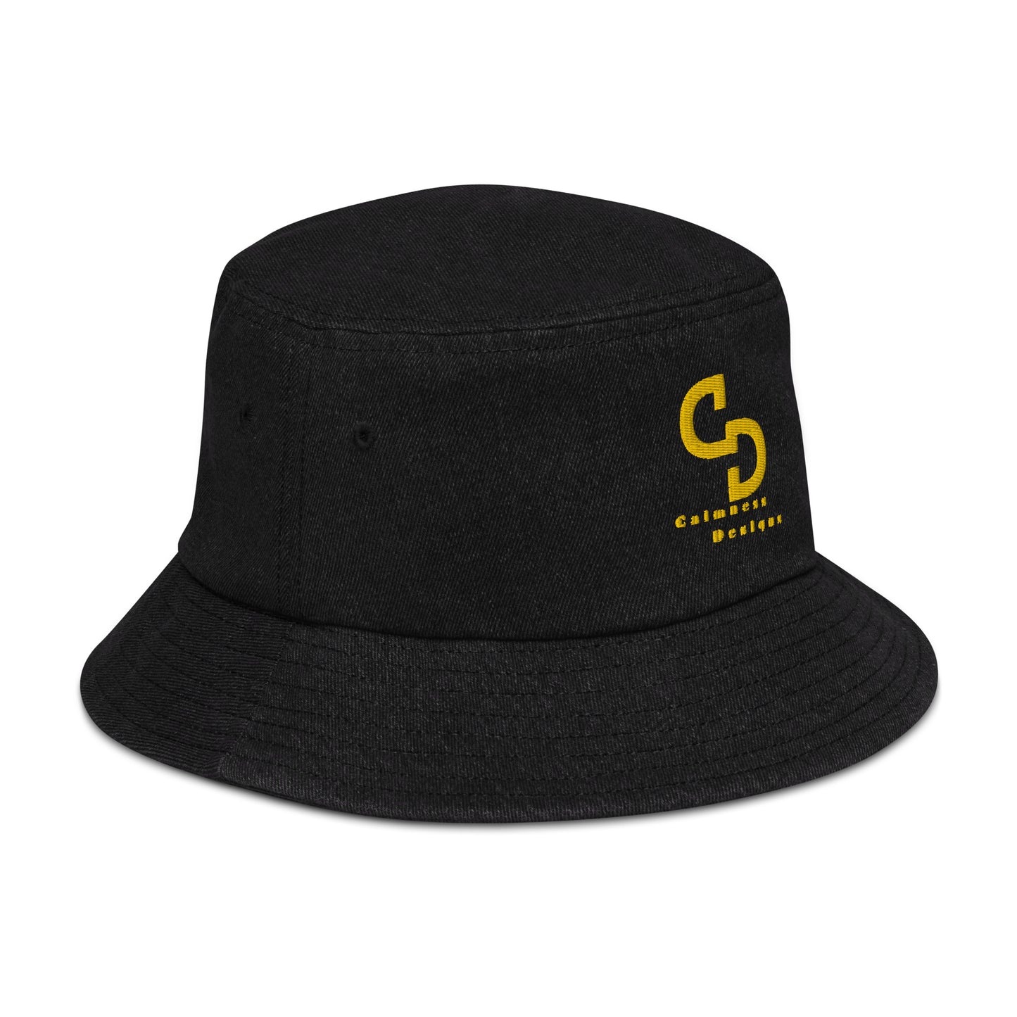 Calmness Designs, (C D) Logo, Creative Designs, Denim bucket hat