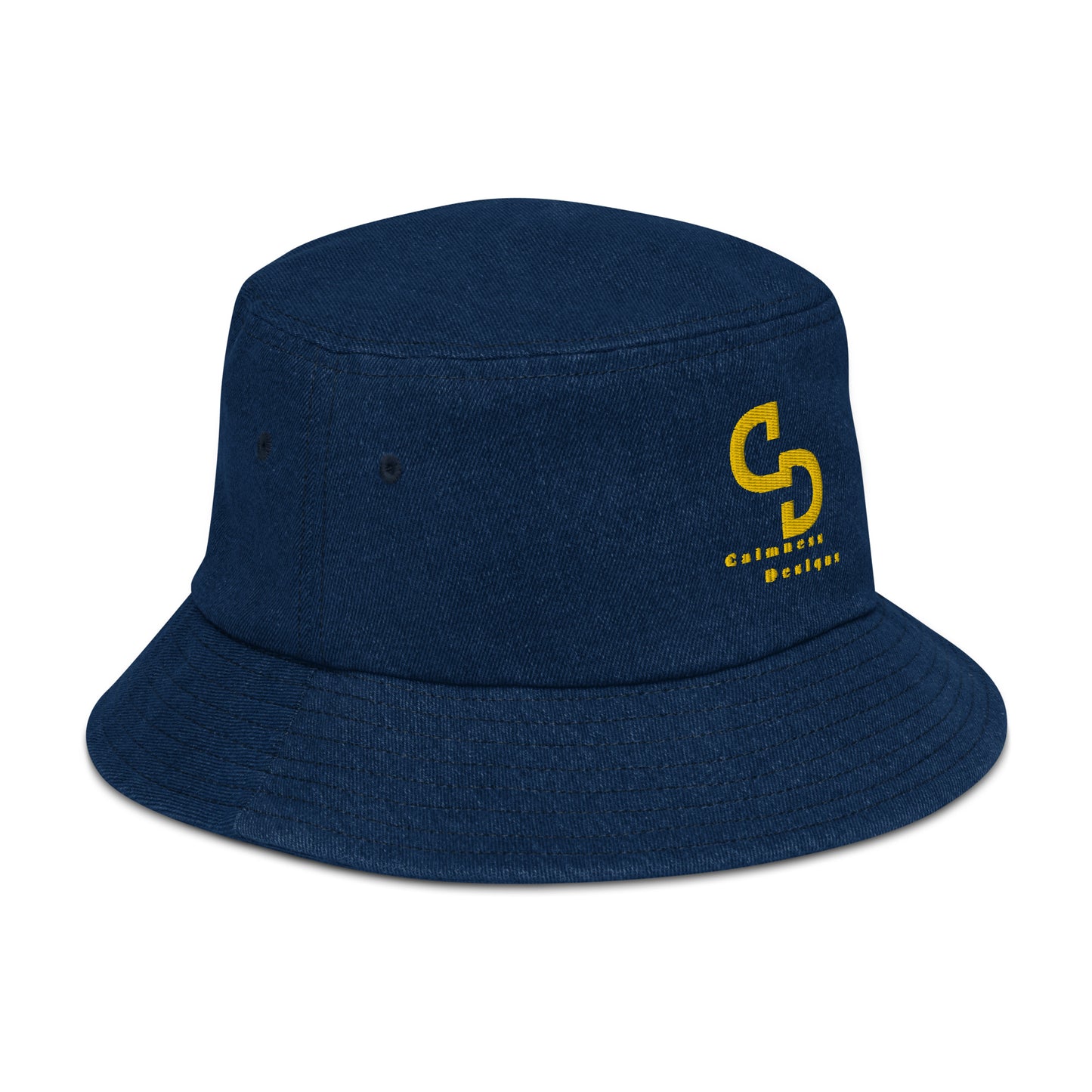 Calmness Designs, (C D) Logo, Creative Designs, Denim bucket hat