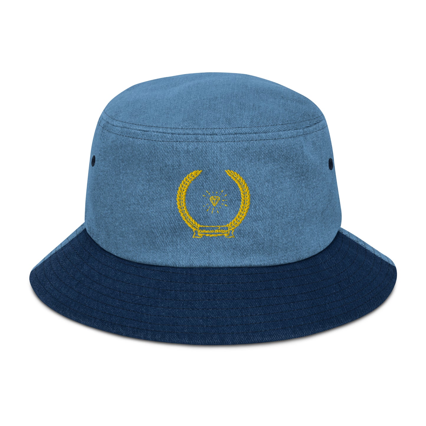 Diamond in Coats of Arms, Calmness Designs, Denim bucket hat