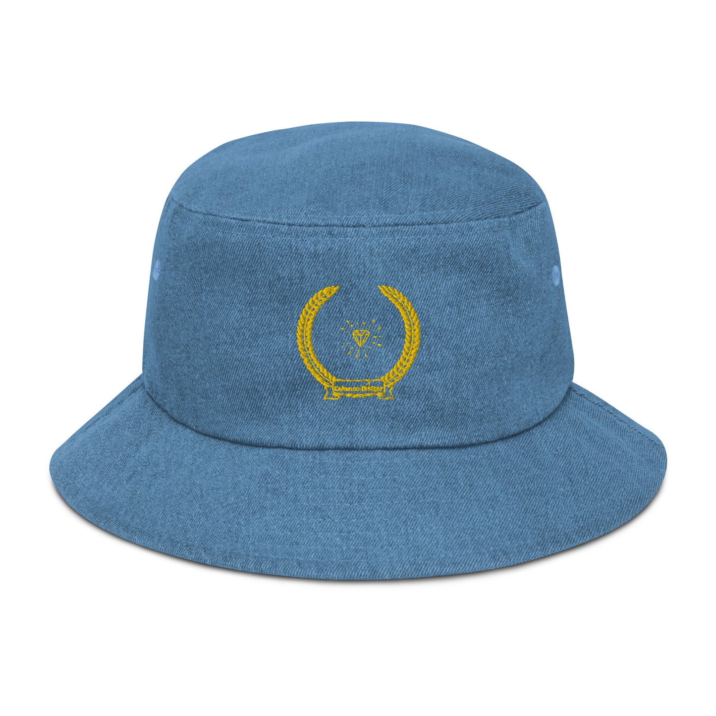 Diamond in Coats of Arms, Calmness Designs, Denim bucket hat