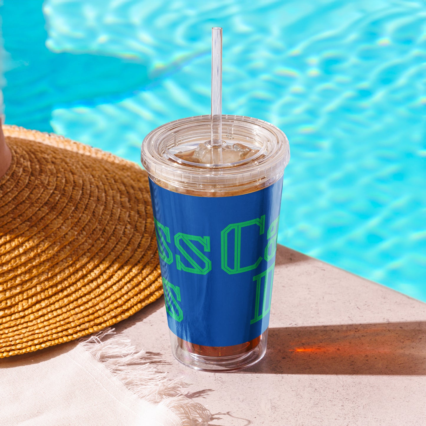 CALMNESSDESGIN.COM CALMNESS DESIGNS, Clear plastic tumbler