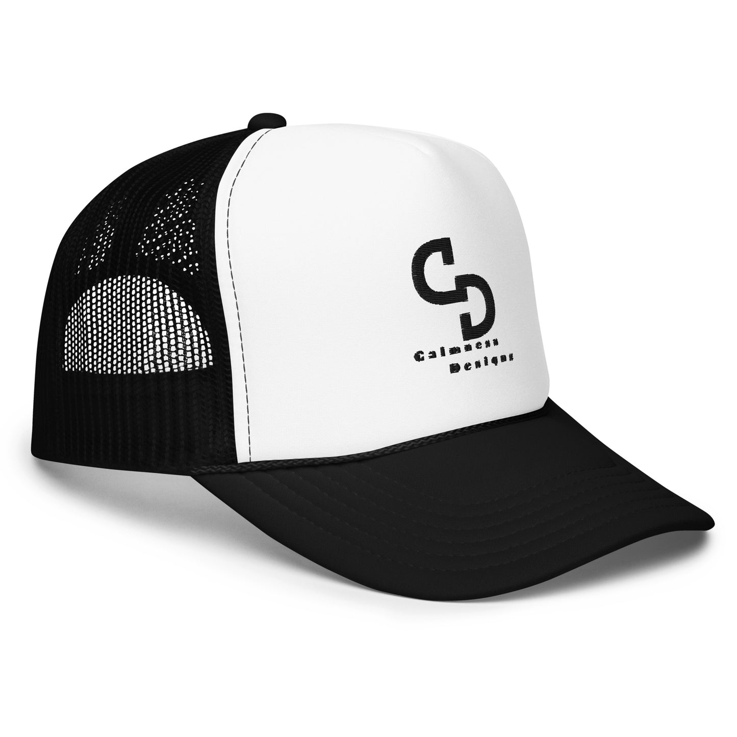 Calmness Designs, (C D) Logo, Creative Designs, Foam trucker hat
