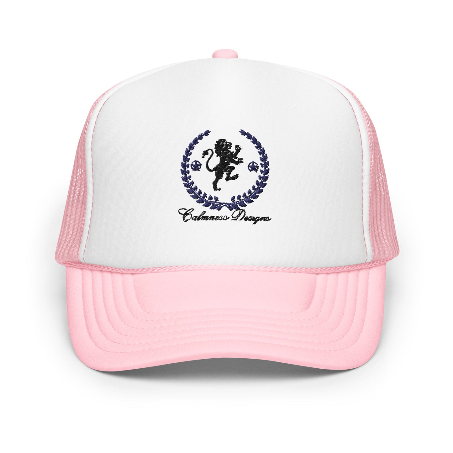Coats of Arms, (C D), Lions Crest Shield, Stars, Calmness Designs, Foam trucker hat