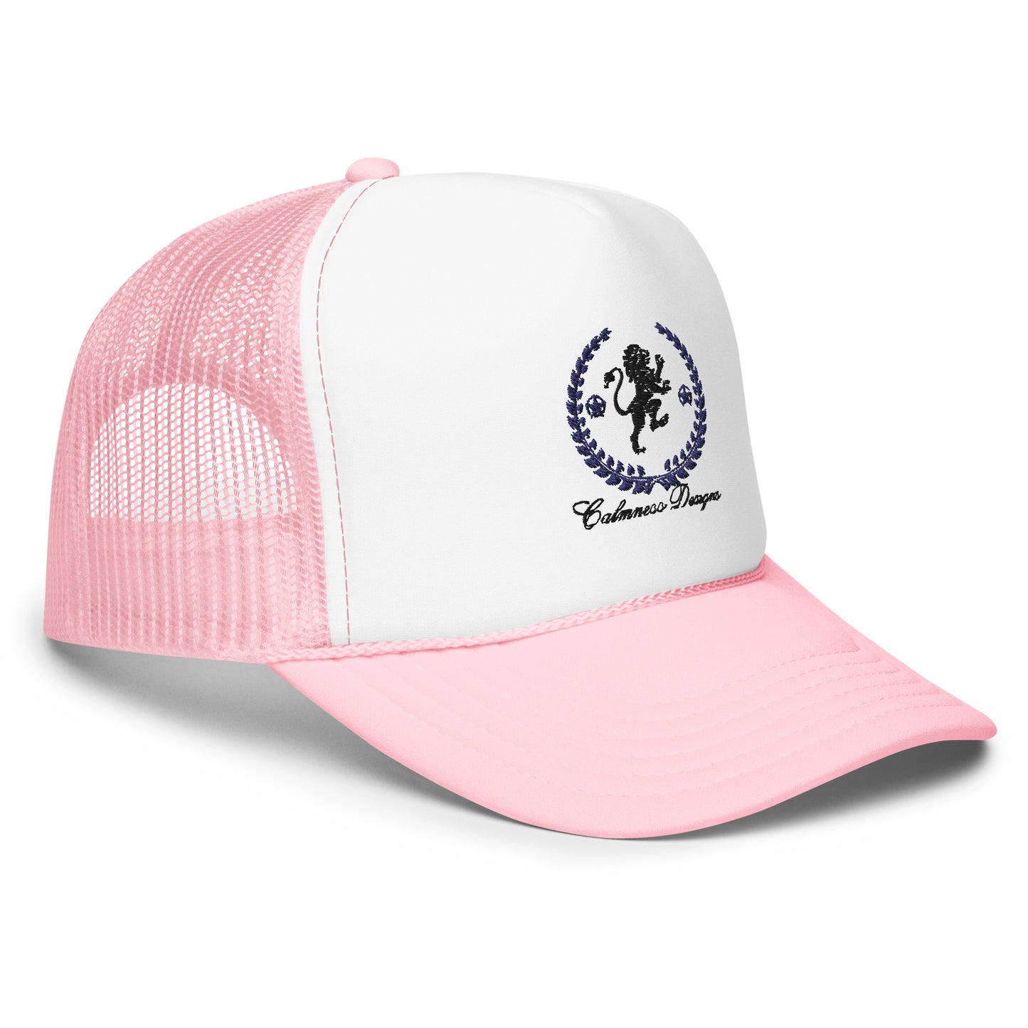 Coats of Arms, (C D), Lions Crest Shield, Stars, Calmness Designs, Foam trucker hat