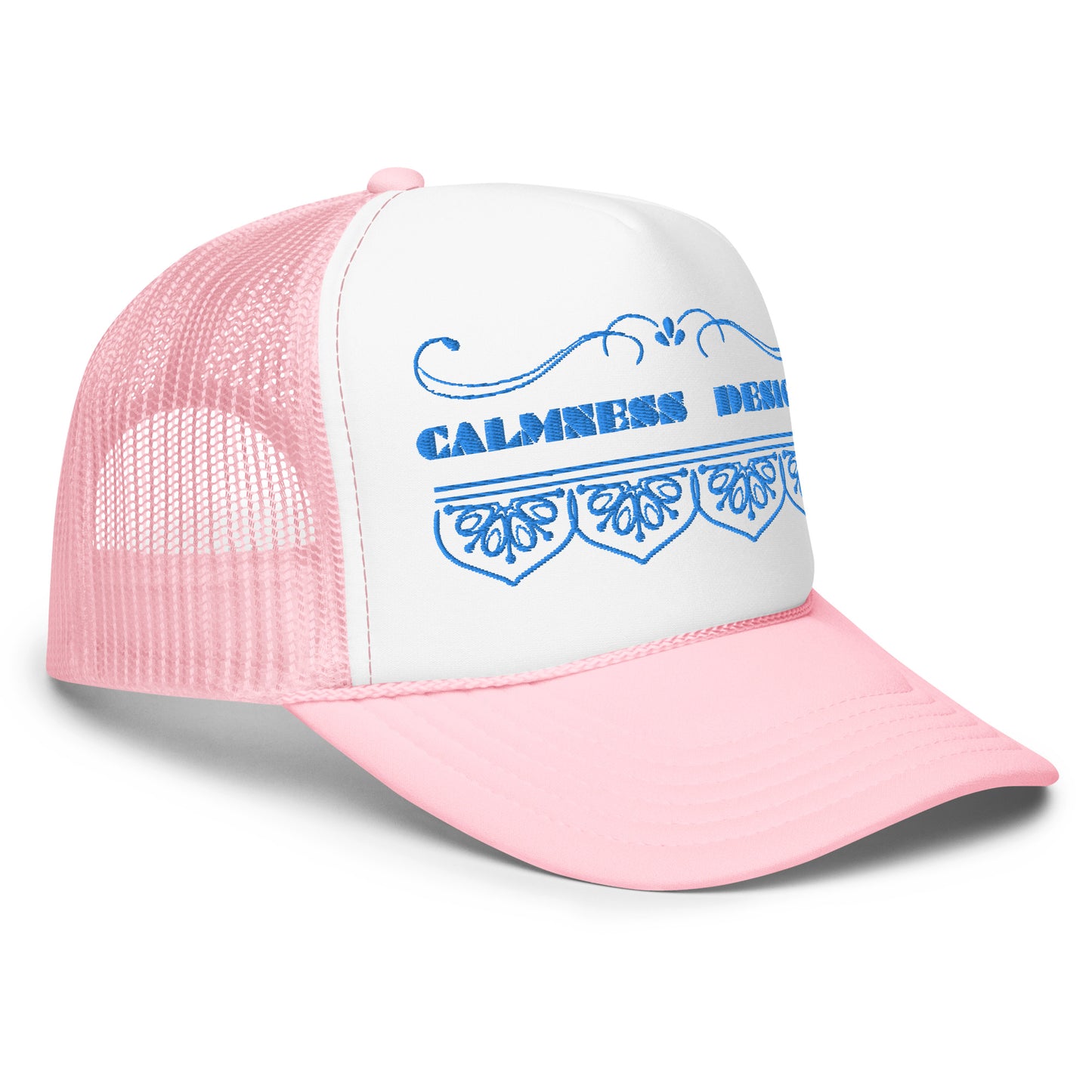 Bidri Decorative Elements Border BLUE, CALMNESS DESIGNS, Creative Designer's, Foam trucker hat