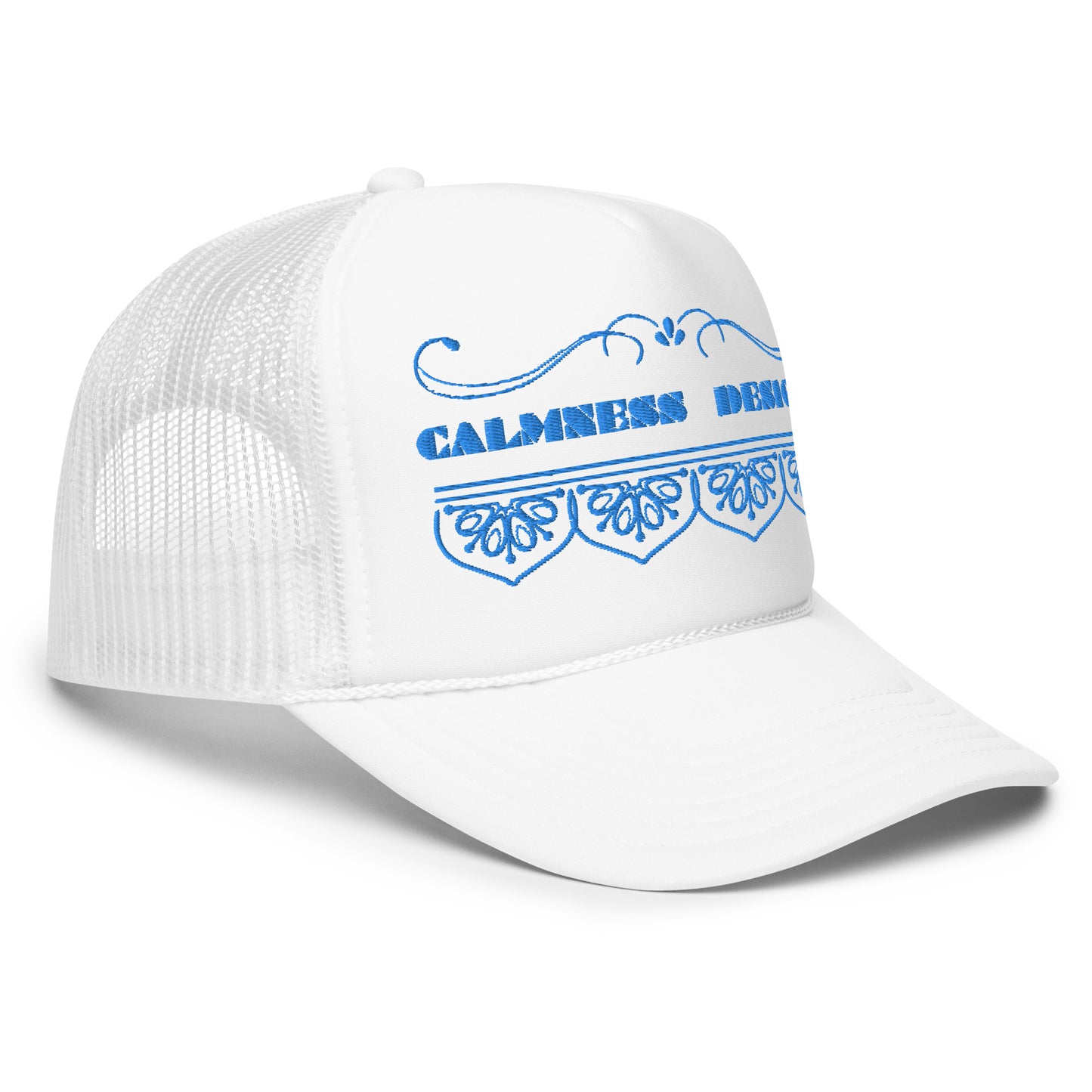 Bidri Decorative Elements Border BLUE, CALMNESS DESIGNS, Creative Designer's, Foam trucker hat