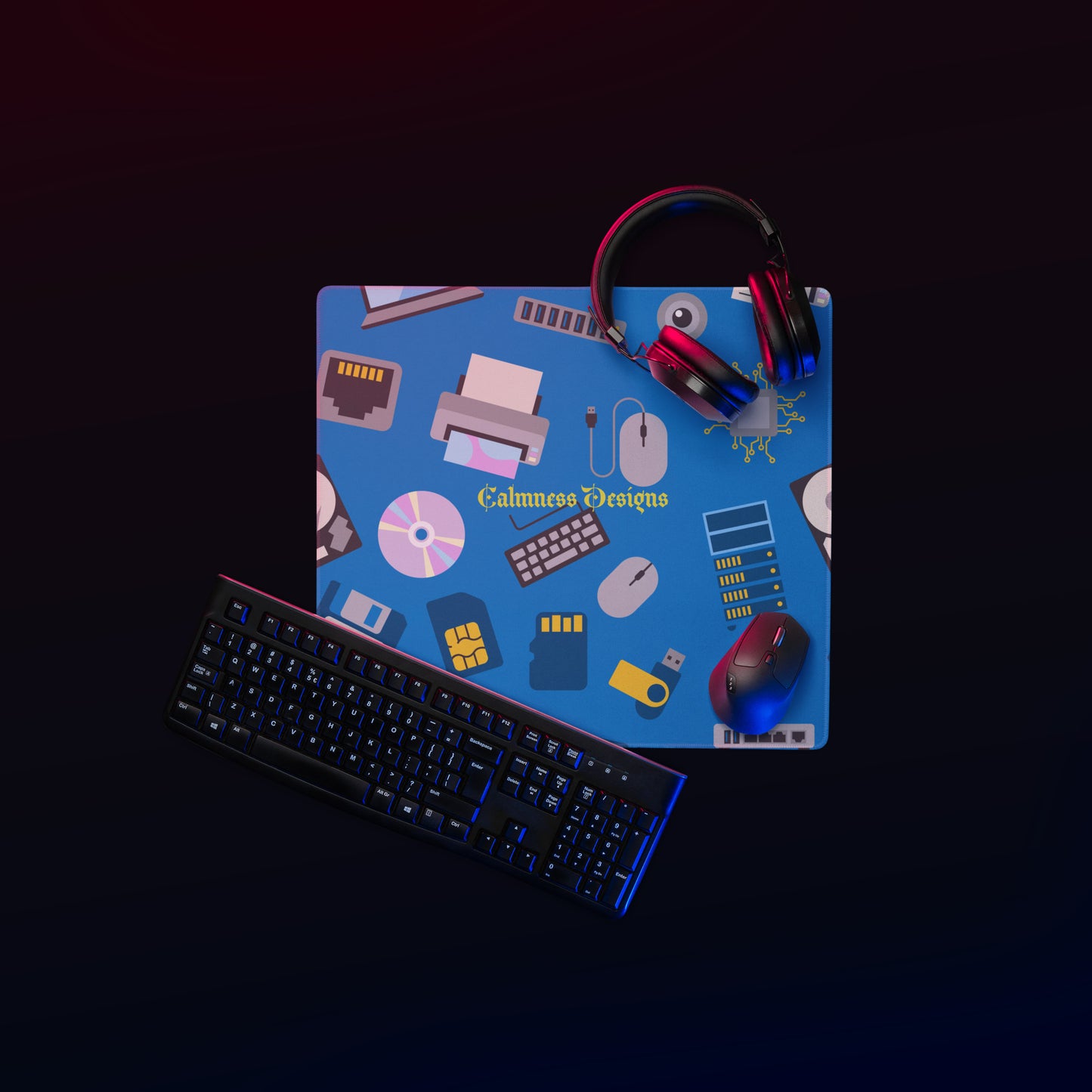 Computer Hardware's, Calmness Designs, Creative Designs, Gaming mouse pad