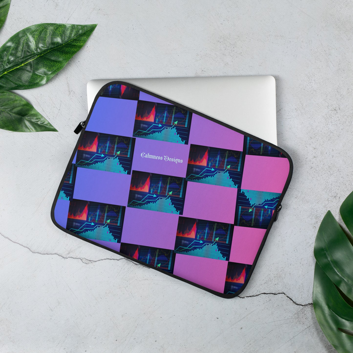 Growth Chart, Arrow, Stock, Calmness Designs, Creative Designs, Laptop Sleeve
