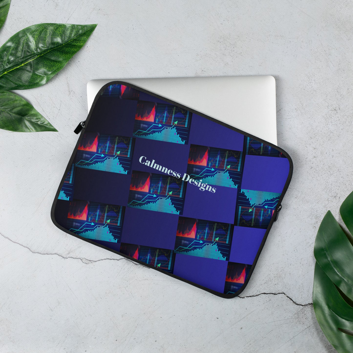 Growth Chart, Arrow, Stock, Calmness Designs, Creative Designs, Laptop Sleeve