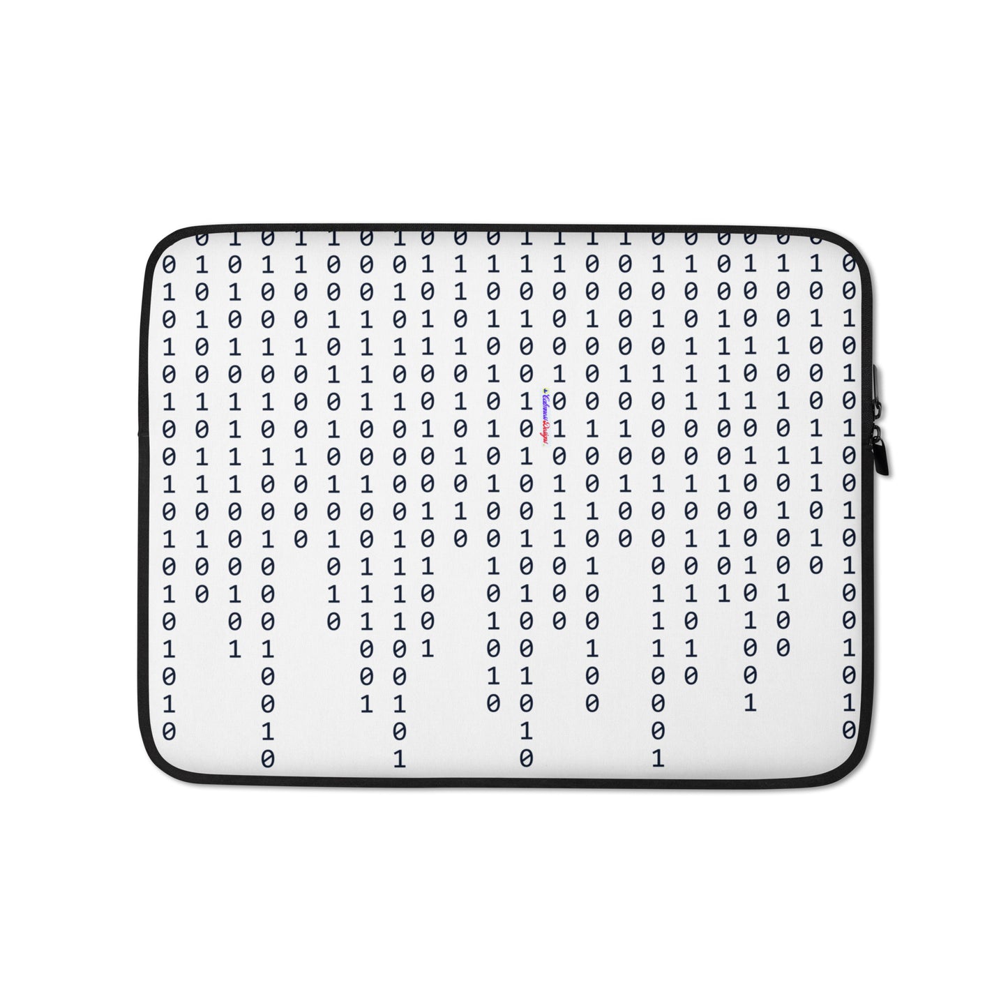 Binary Code Ones and Zeros, Matrix, CALMNESS DESIGNS, Creative Designer's, Laptop Sleeve