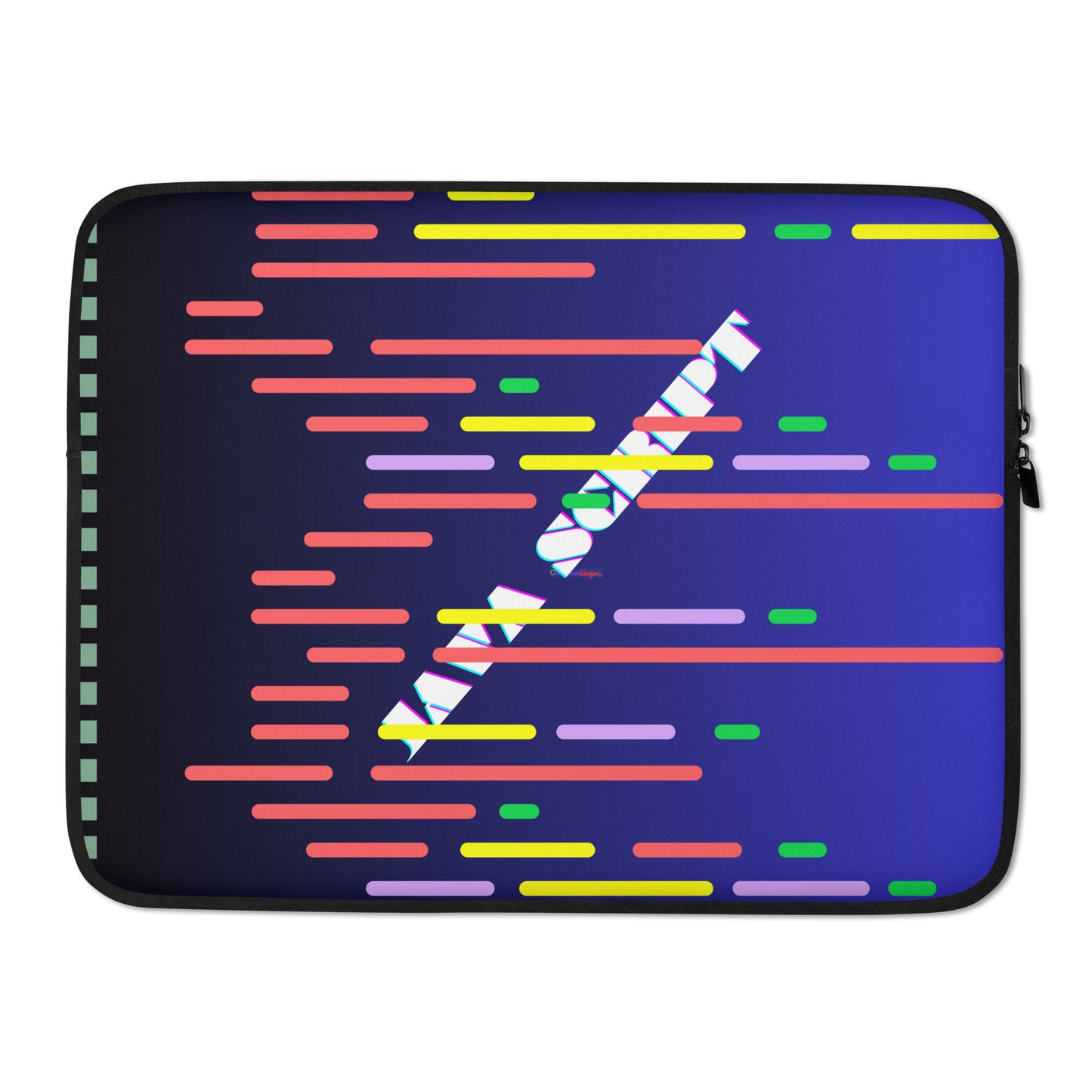 Digital Java Code Text. Computer Software , Java Scrip, CALMNESS DESIGNS, Creative Designer's, Laptop Sleeve
