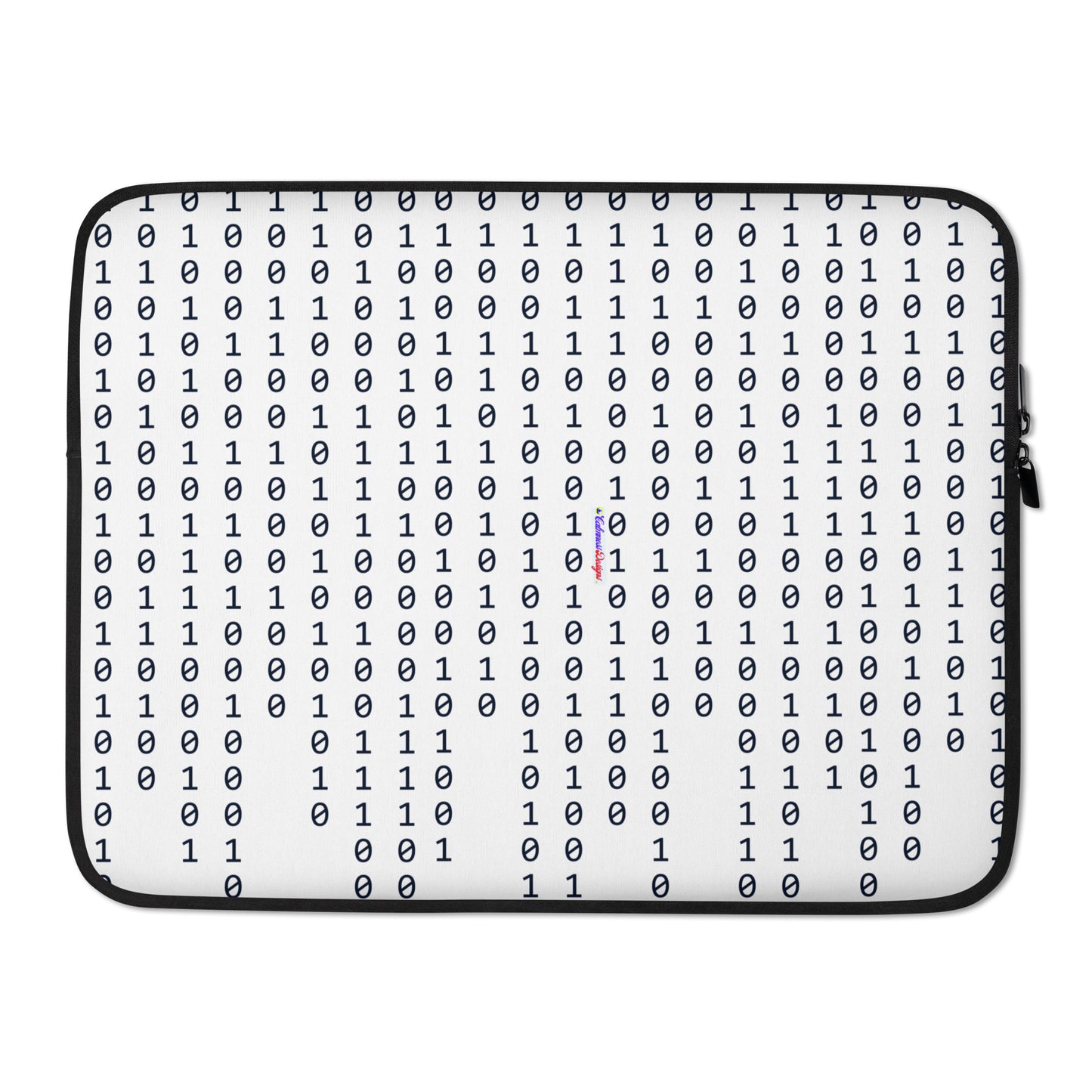 Binary Code Ones and Zeros, Matrix, CALMNESS DESIGNS, Creative Designer's, Laptop Sleeve