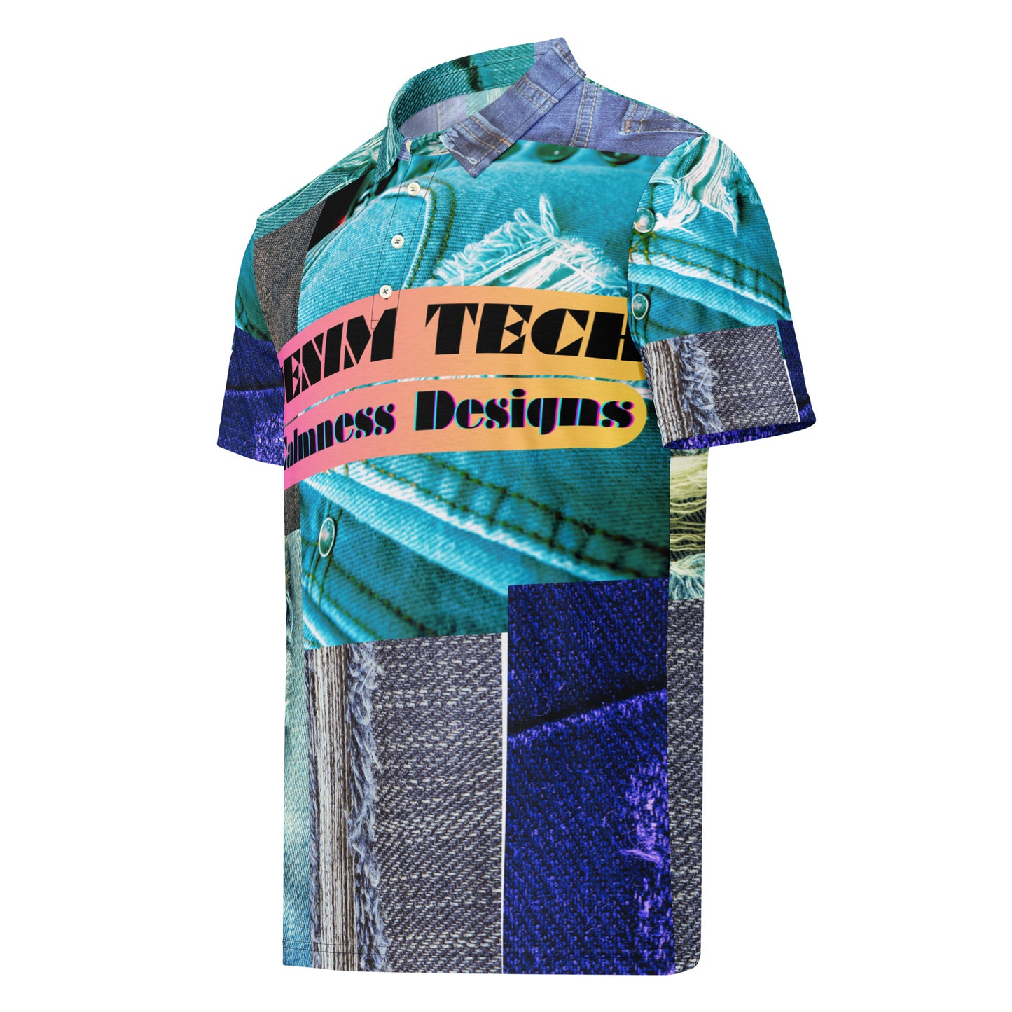 Denim Tech, Calmness Designs, Men’s slim fit polo