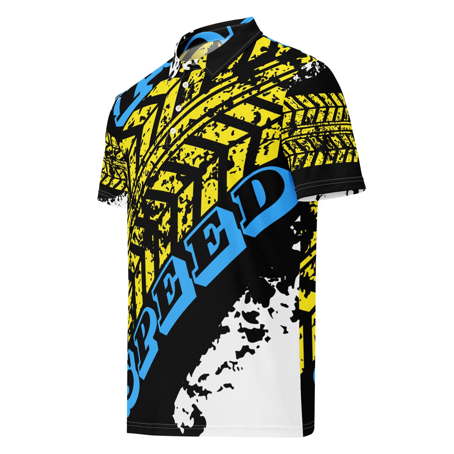 Car Tire Track, Top Speed, Calmnessdesign.COM, Men’s slim fit polo