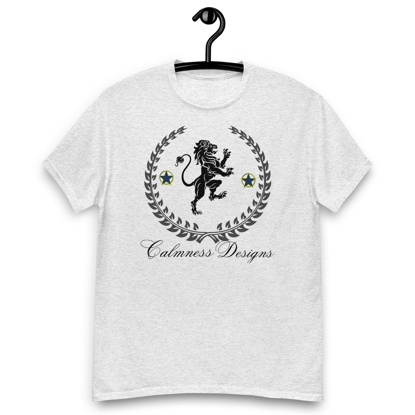 Coats of Arms, (C D), Lions Crest Shield, Stars, Calmness Designs, Men's classic tee
