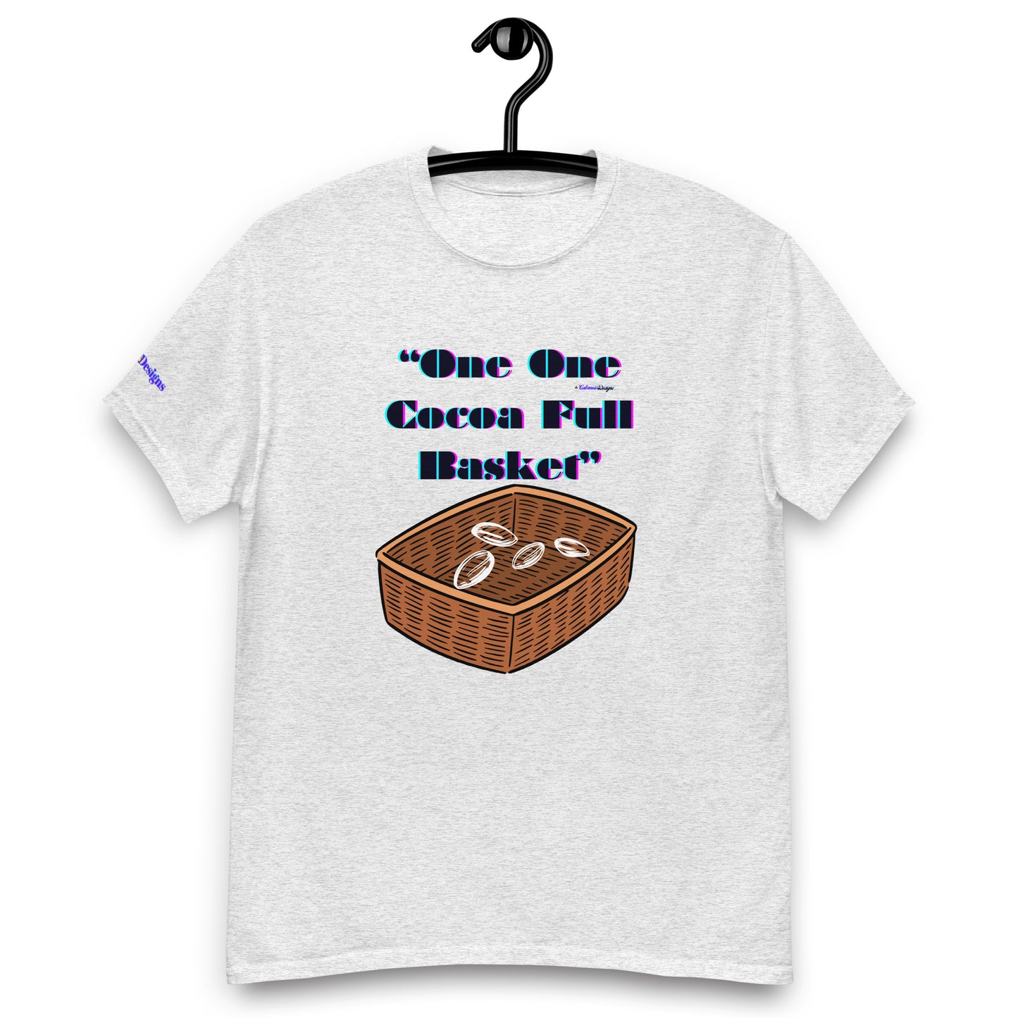One One Cocoa Full Basket, Cocoa in Basket, Calmness Designs, Men's classic tee